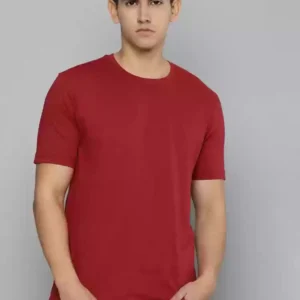 Maroon Round Neck Sport T-Shirt